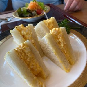 つくば市のモーニングスポットウエスト珈琲ハウスでたべたたまごサンド