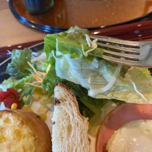 ウエスト珈琲ハウスでたべた朝ご飯のサラダ