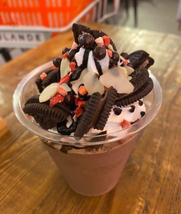 ブランデで食べたシェイク美味しかった