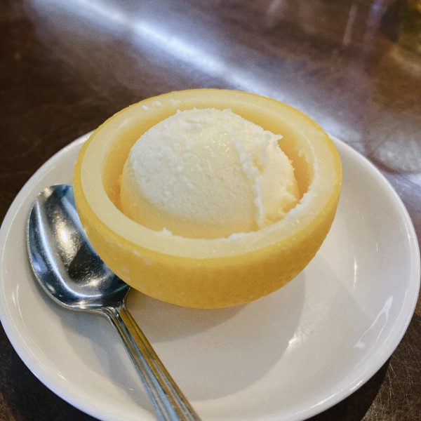 しゃりまセットのバニラアイス