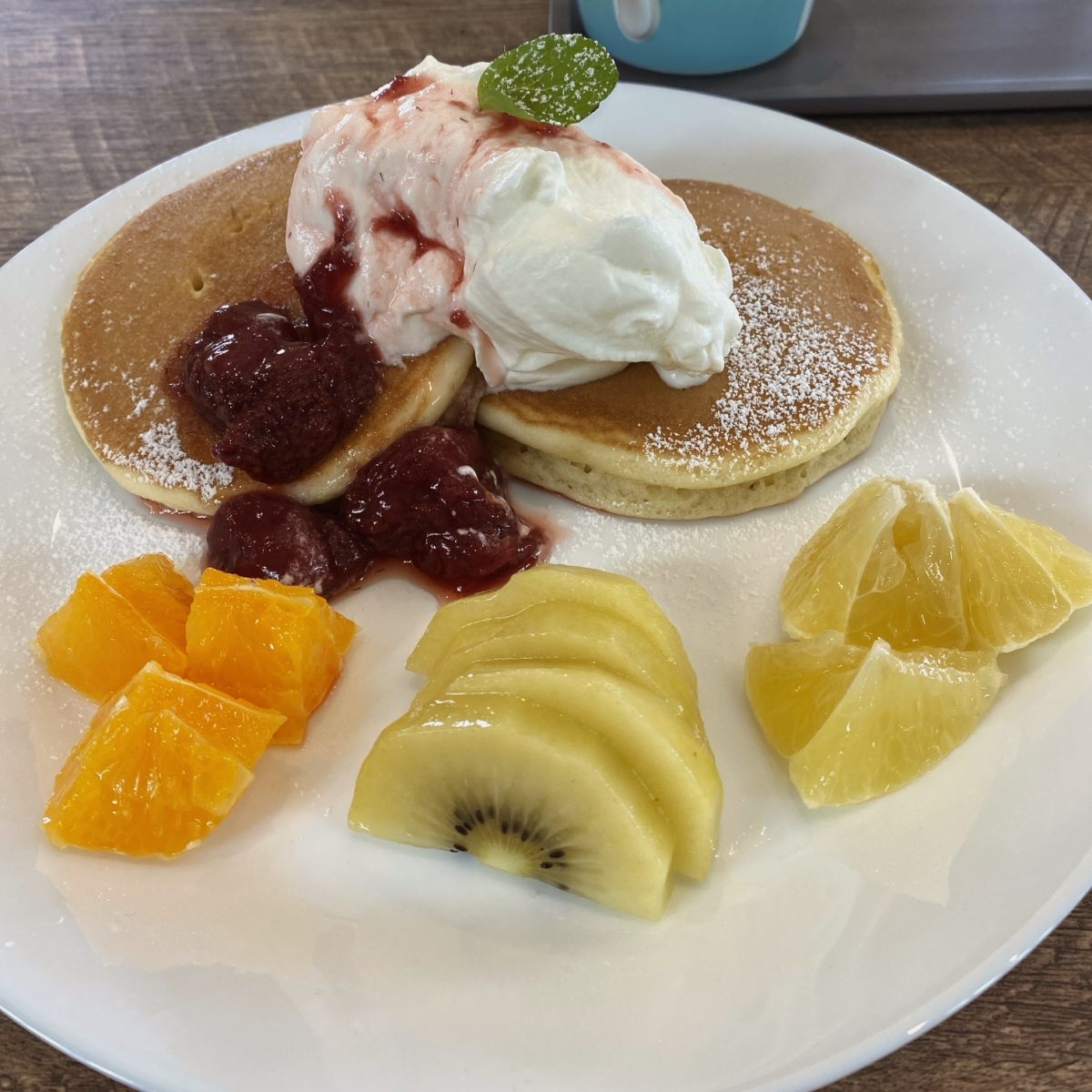 THE GARDEN ISLE （ザ ガーデン アイル）のフルーツパンケーキ