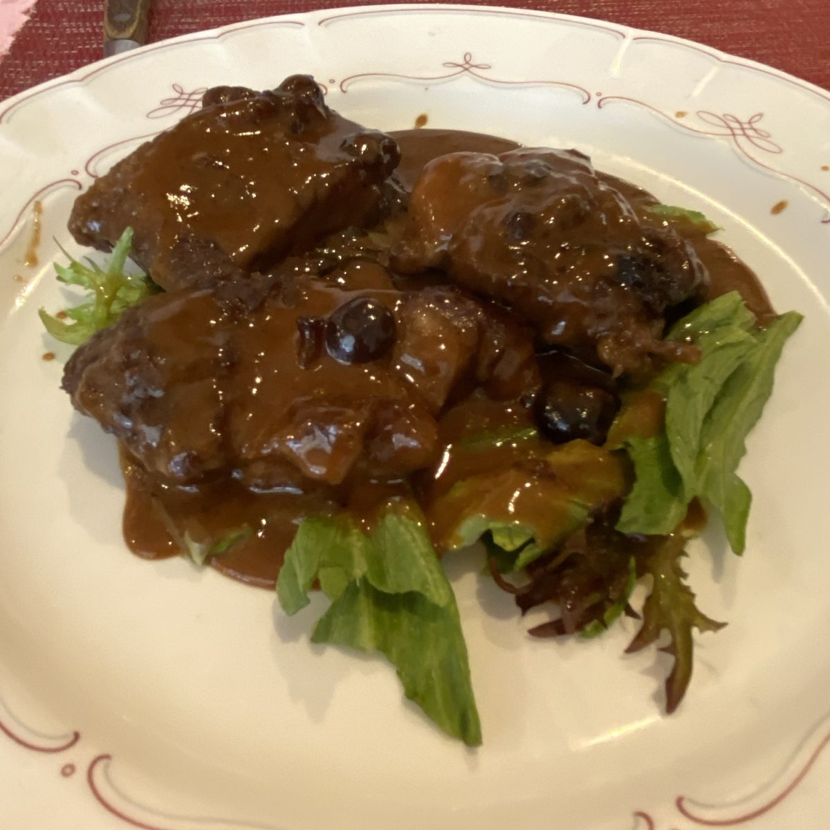 カフェ·ド·グルマンのランチに出てきたメイン料理