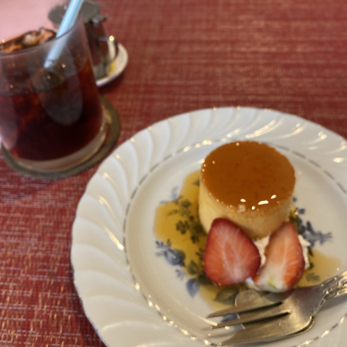 カフェ·ド·グルマンで食べた手作りプリン