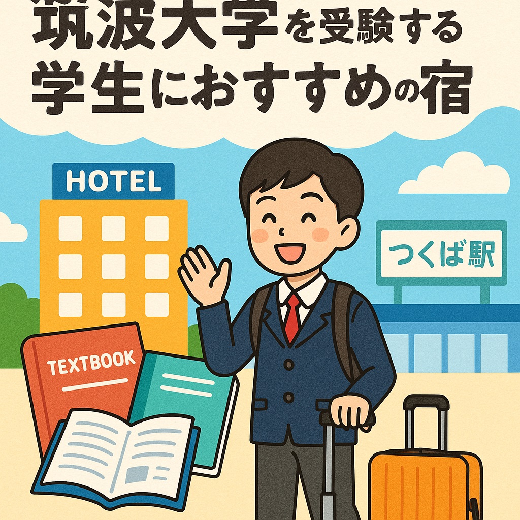 筑波大学受験生向けのおすすめ宿まとめ