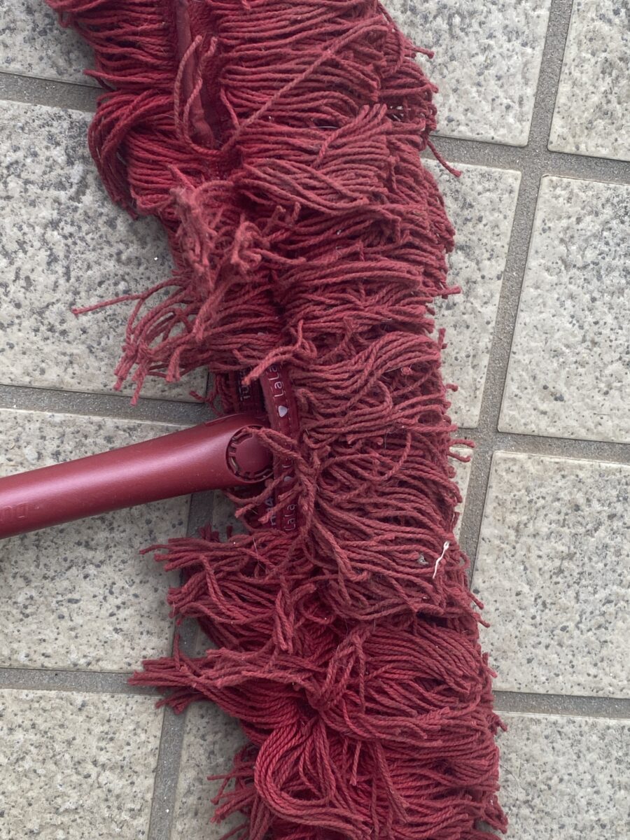 玄関もモップがけしちゃう