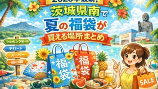 茨城県南で夏の福袋が買える場所まとめた