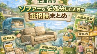 土浦ソファー処分
