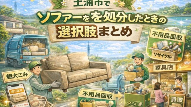 土浦ソファー処分