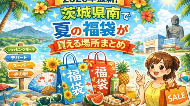 茨城県南で夏の福袋が買える場所まとめた